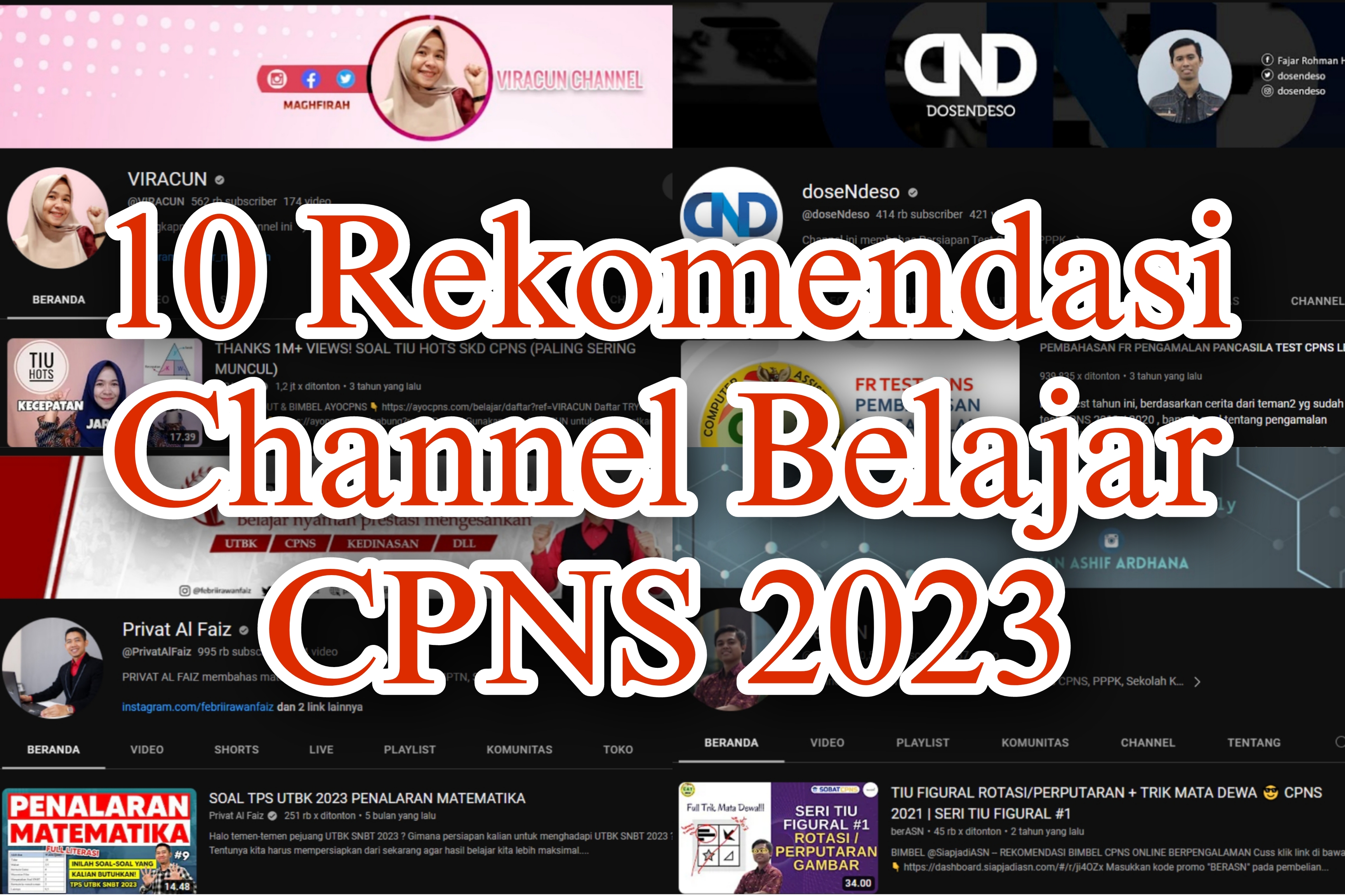 Inilah 10 Channel YouTube untuk Mempersiapkan Ujian CPNS 2023