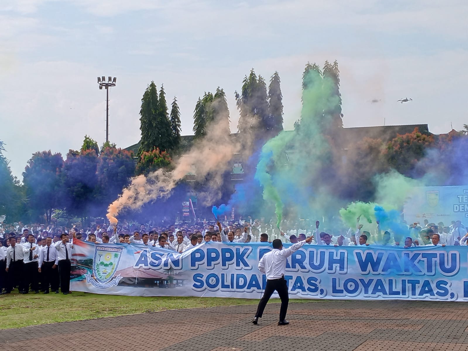 Lantik 2.836 PPPK Paruh Waktu, Bupati Purbalingga:  Kinerja Harus Ditingkatkan
