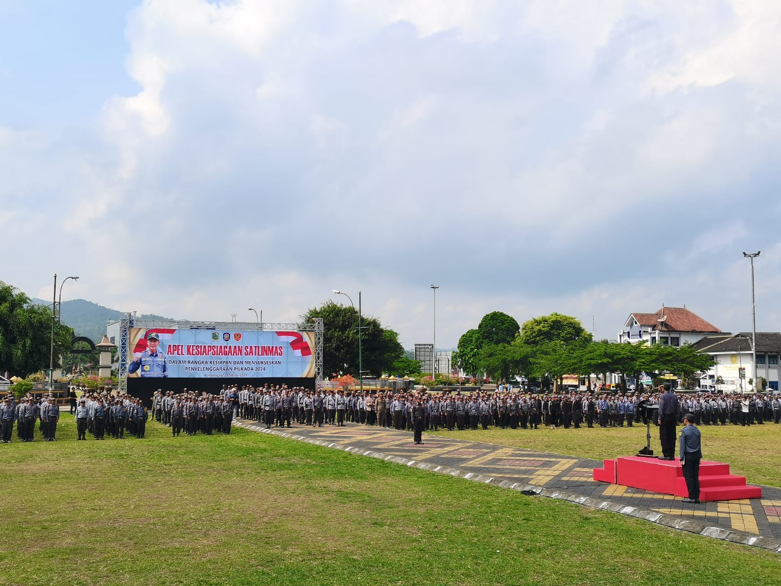 Pemkab Banjarnegara Siagakan 7.444 Sat Linmas untuk Amankan Pilkada Serentak 2024