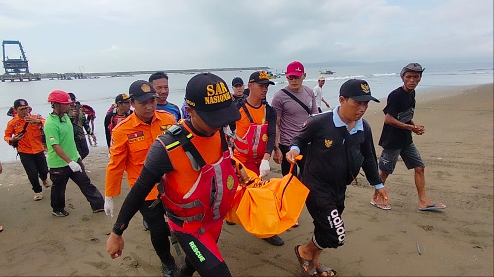 Korban Tenggelam di Muara Pantai Sodong Ditemukan Meninggal