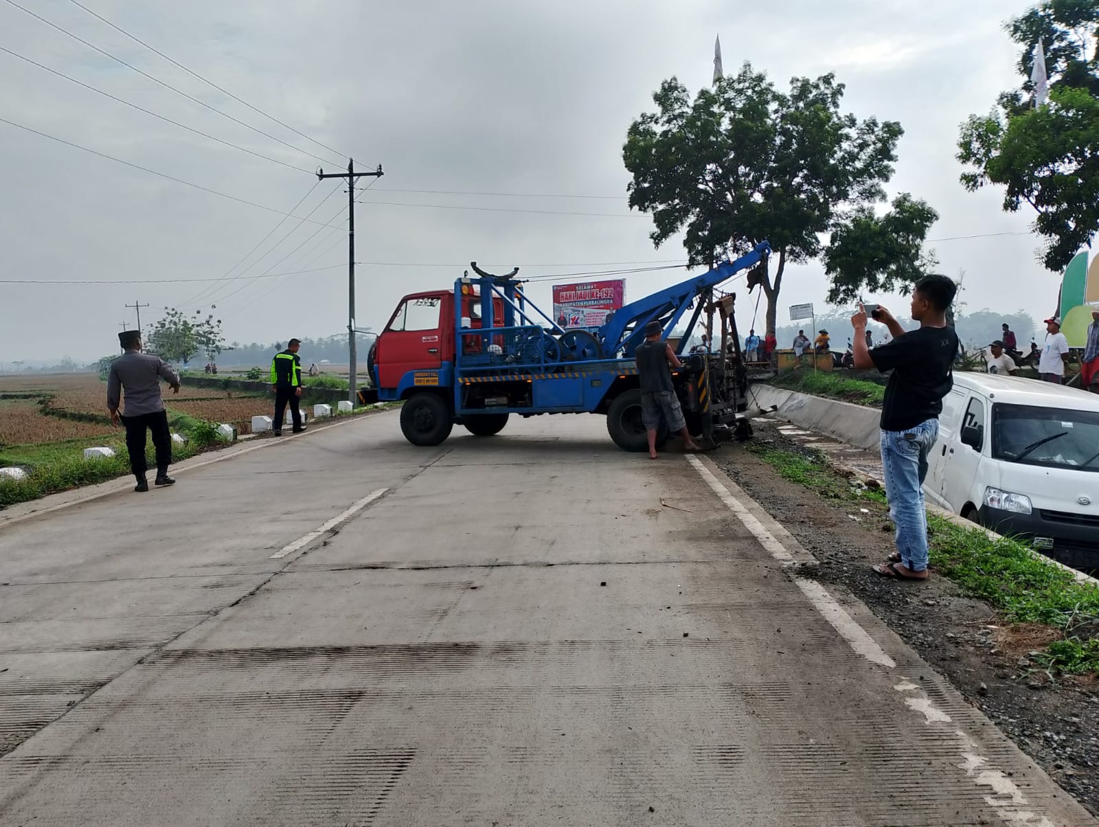 Pengemudi Mobil yang Ditemukan Masuk Saluran Irigasi di Kemangkon Akhirnya Ditemukan