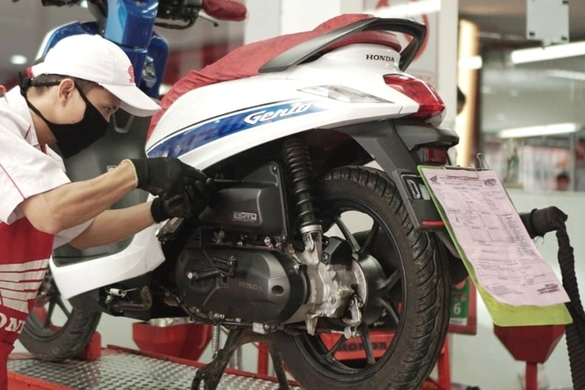 4 Rangkaian Servis Motor Matic yang Harus Dilakukan