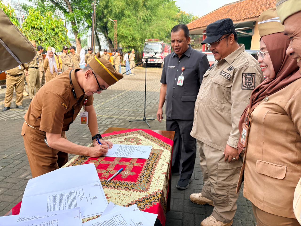 Cegah dan Berantas Korupsi, ASN BPBD Purbalingga Teken Pakta Integritas
