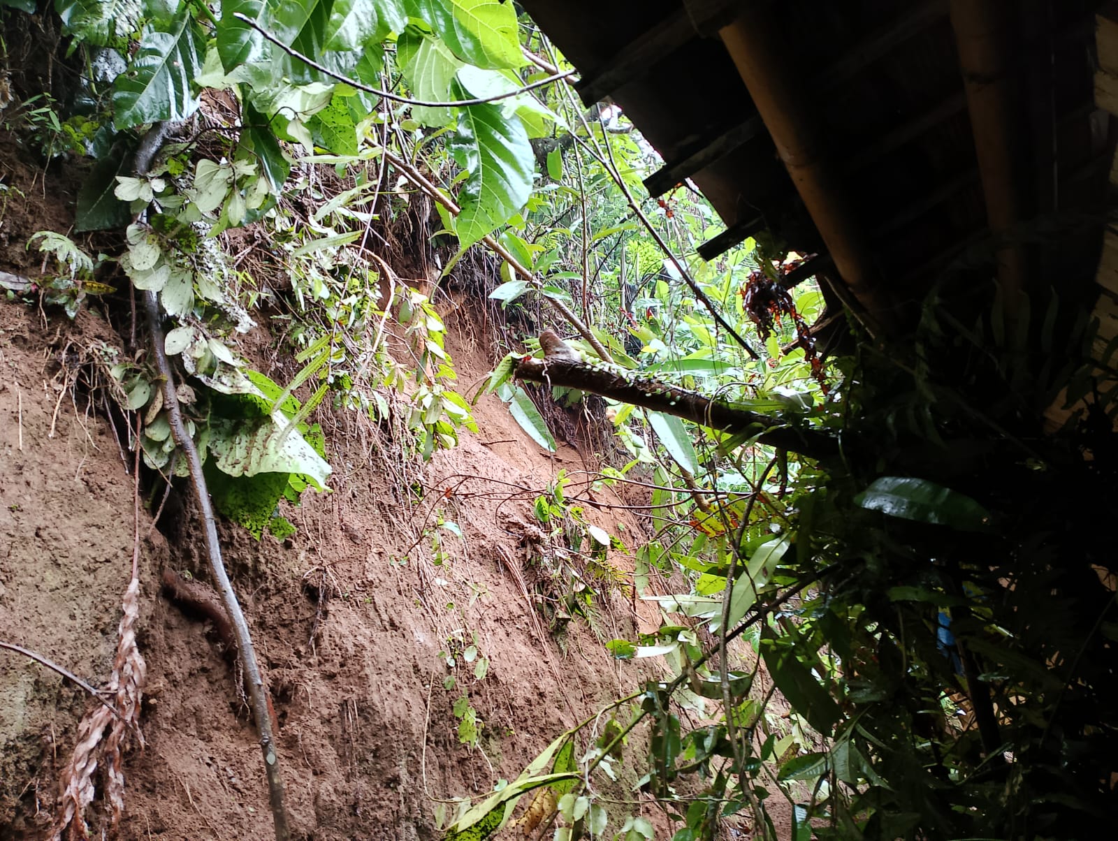 Tebing Longsor Rusak Dapur Rumah Warga di Gununglurah Cilongok