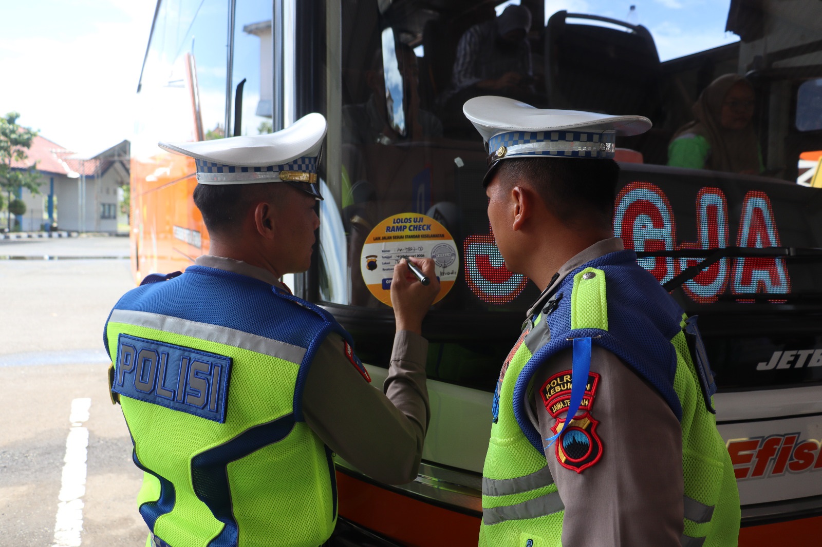 Hadapi Mudik, Sejumlah Bus Jalani Ramp Check di Terminal Bus Tipe A Kebumen