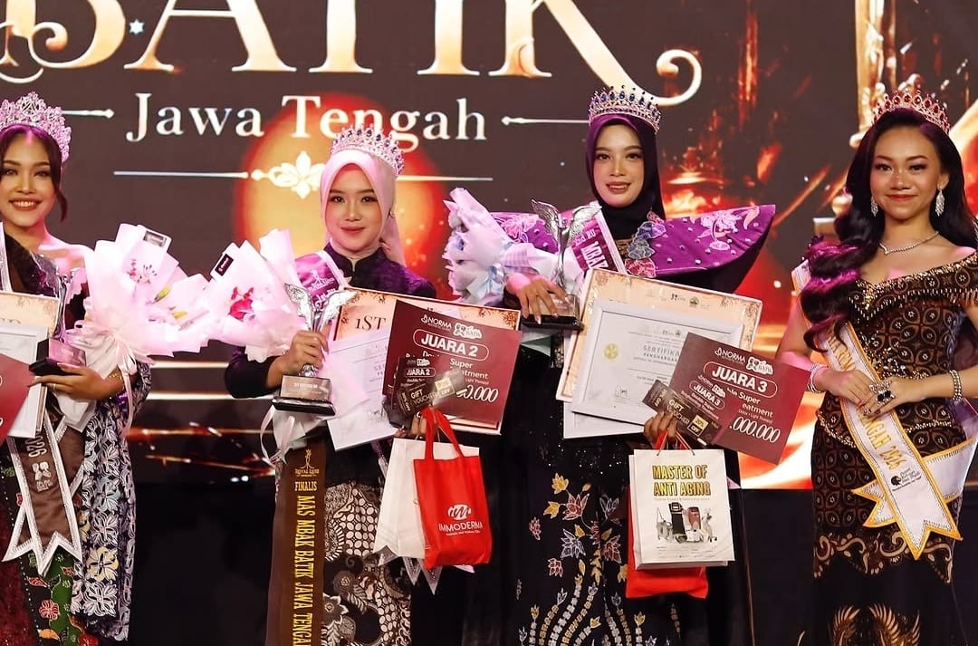 Juara II Mas dan Mbak Batik Jateng, Radhyana Bawa Batik Gumelem ke Panggung Nasional