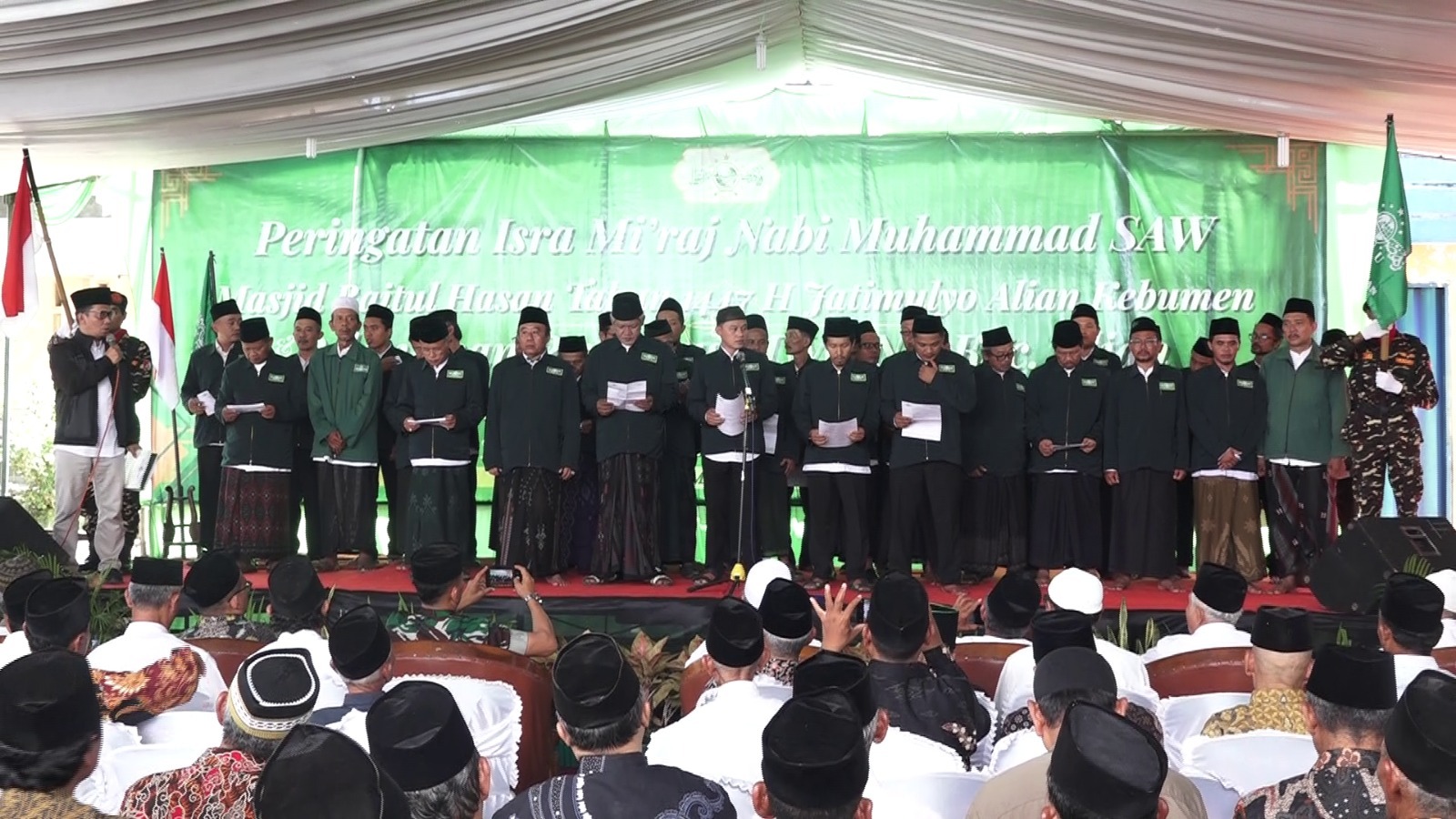 Pengurus MWC NU Alian Dilantik