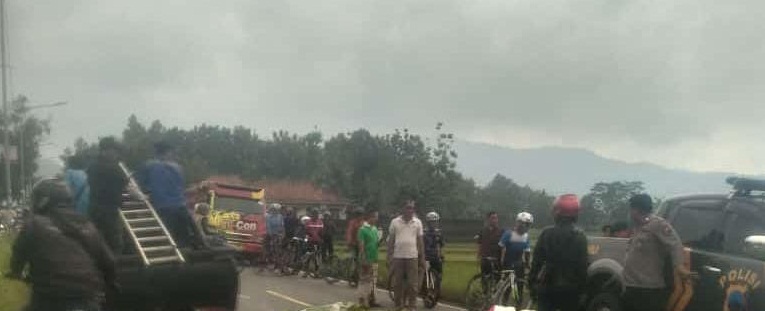 Kecelakaan di Rawalo, Dua Pengendara Tewas Terlindas Truk Tangki, 