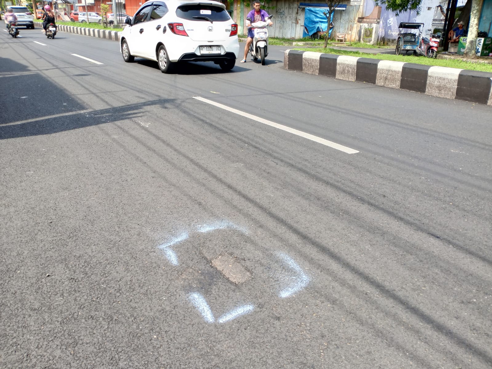 Didanai Program Alus Dalane, Jalan Ahmad Yani Purbalingga Mulai Rusak Dua Bulan Usai Diperbaiki