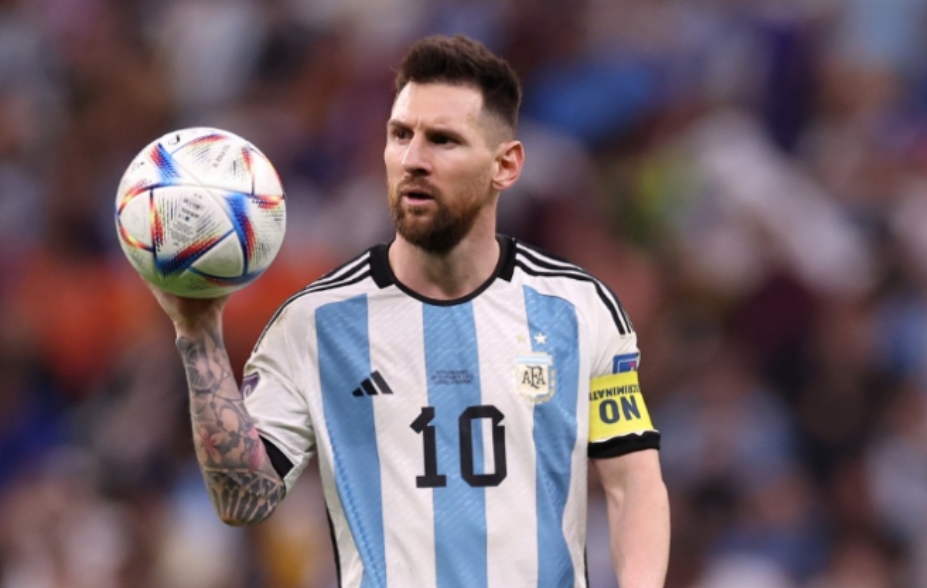 Jersey Messi Jelang Final Piala Dunia Melawan Prancis
