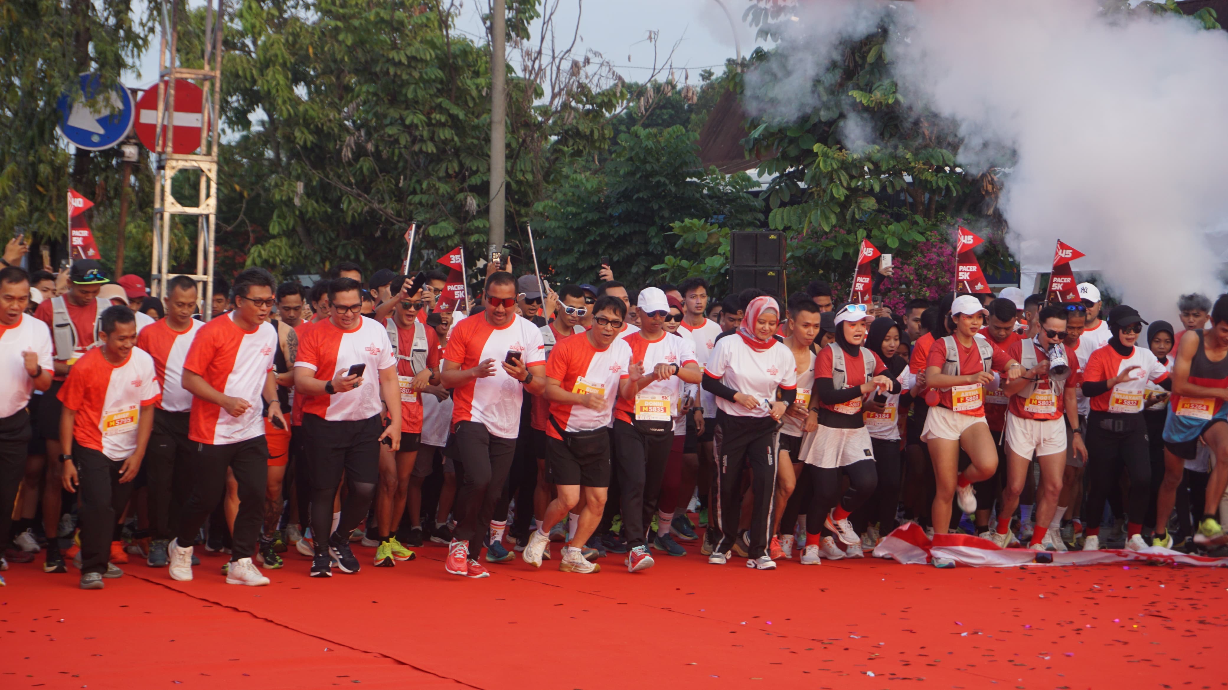 1.310 Pelari Meriahkan Lomba Lari Nasional Merdeka Run 2024 di Purbalingga