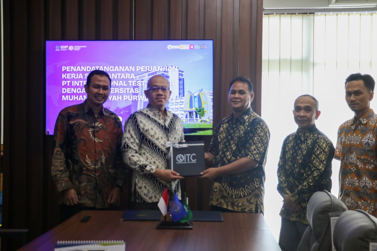 UMP Jalin Kerja Sama dengan PT International Test Center, Perkuat Layanan TOEIC Bertaraf Internasional