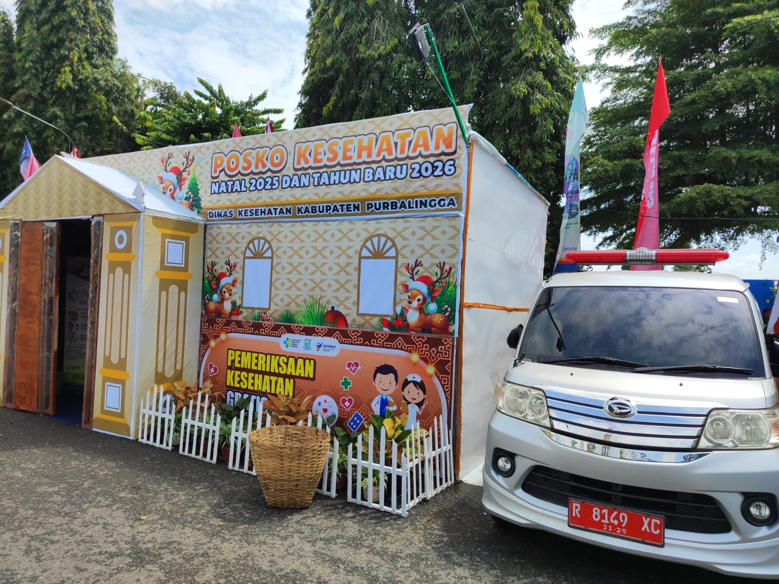 Dinkes Purbalingga Dirikan Posko Kesehatan Nataru di Dua Titik Strategis