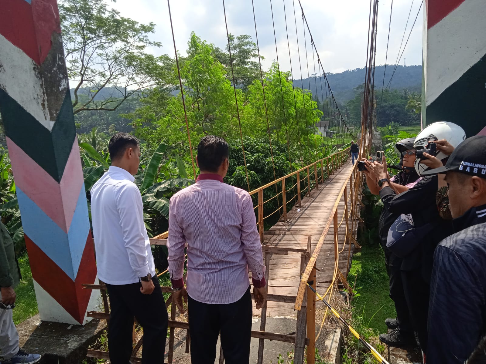 Jembatan Gantung Sindang- Banjaran Segera Diperbaiki, Diusulkan Pada APBD Perubahan 2025