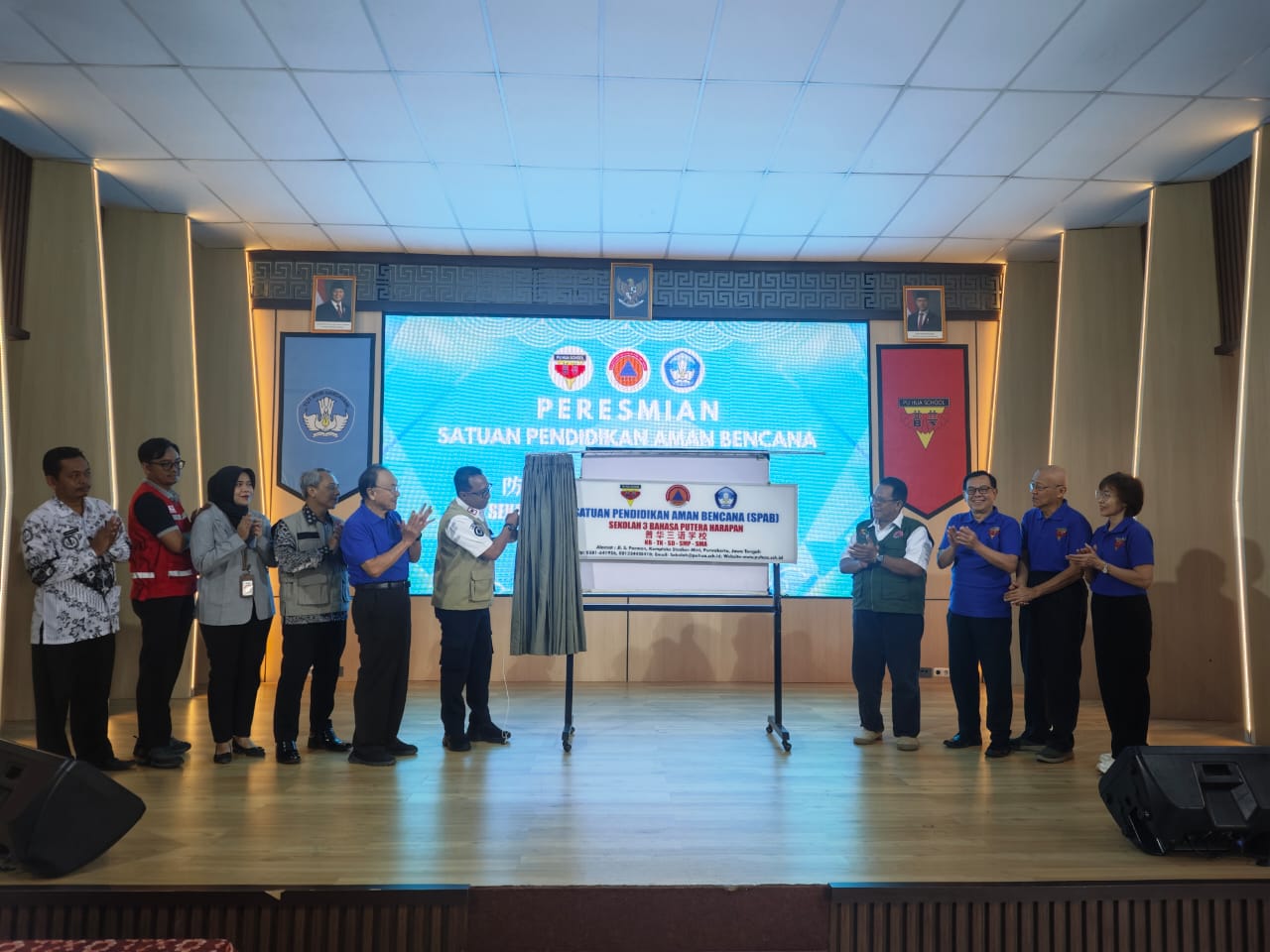 Peresmian Satuan Pendidikan Aman Bencana (SPAB) Puhua School