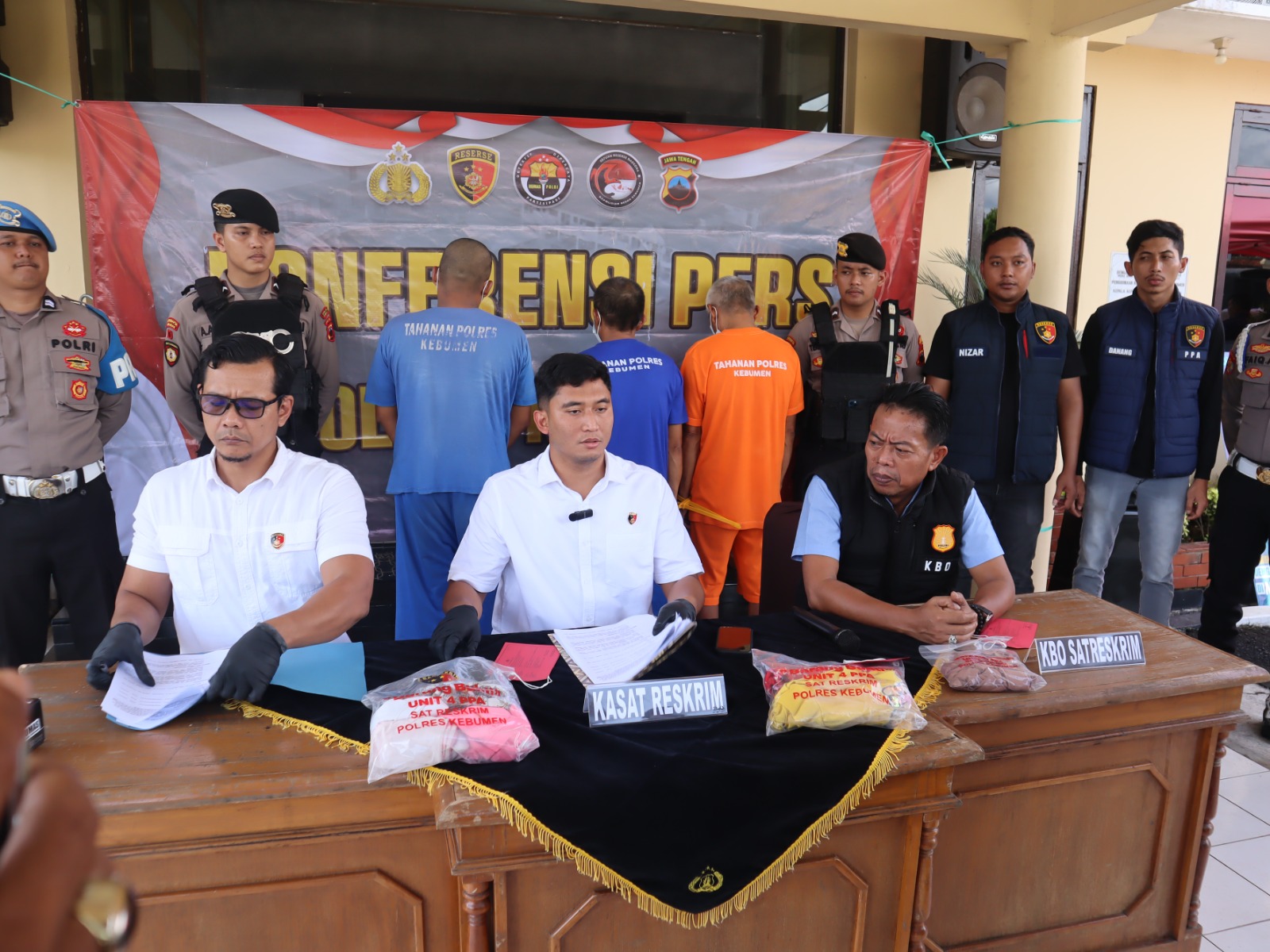 Diduga Cabuli Anak, Polres Kebumen Amankan Tiga Orang