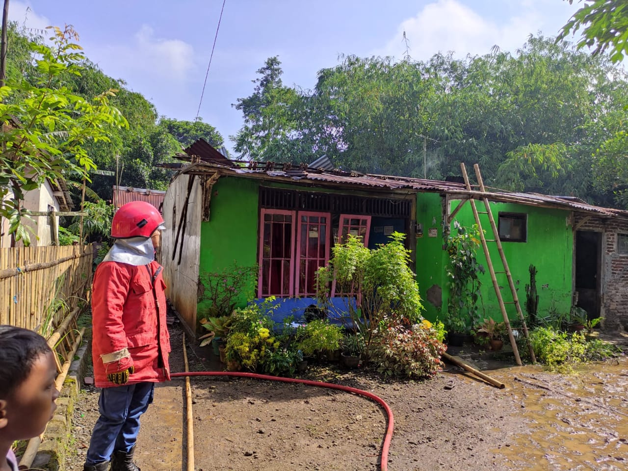 Kebakaran Rumah di Desa Wiradadi Sokaraja, Pemilik Rumah Alami Kerugian Rp 200 Juta, Begini Kronologinya