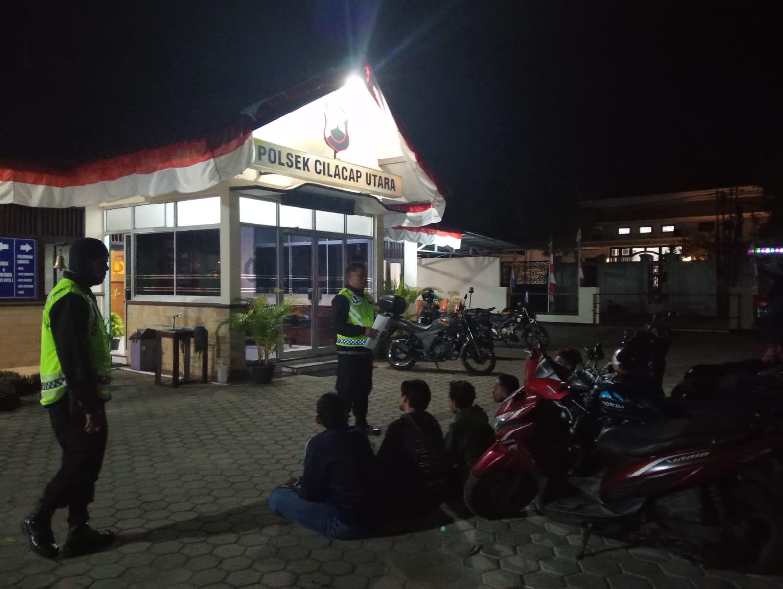 Terindikasi Balap Liar, Polisi Amankan 8 Remaja dan 5 Motor di Cilacap Utara