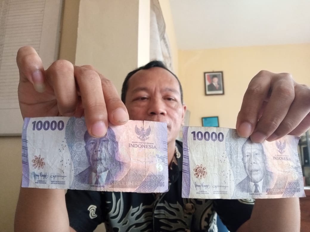 Uang Palsu Masih Ditemukan di Pasar Sumpiuh 