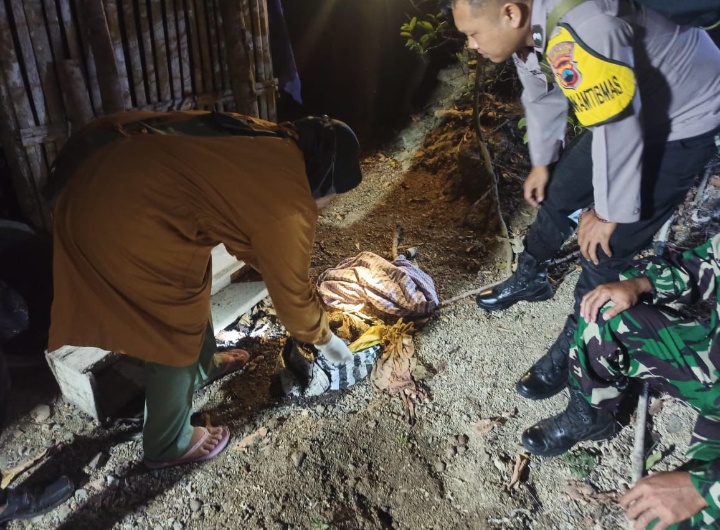 Mayat Bayi Ditemukan Membusuk di Gunung Wetan, Jatilawang, Banyumas