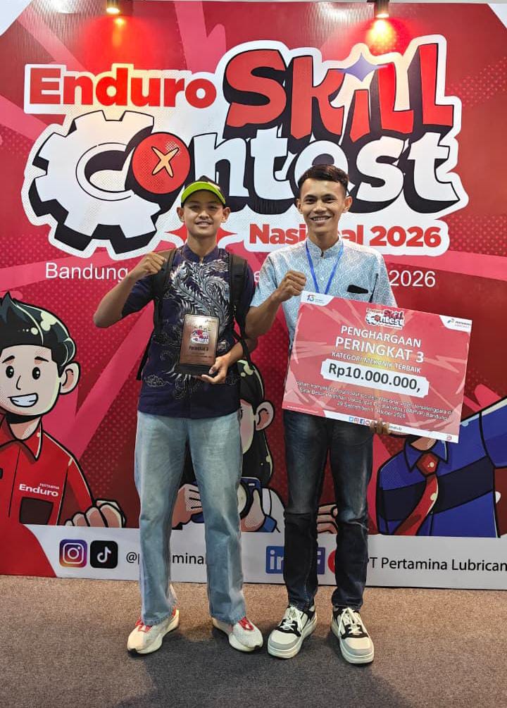 Siswa SMKN 2 Cilacap Raih Juara 3 Enduro Skill Contest Nasional 2026