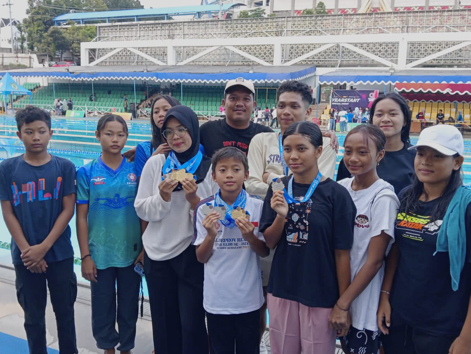 Purbalingga Raih 17 Medali dalam Kejurprov Renang di Semarang