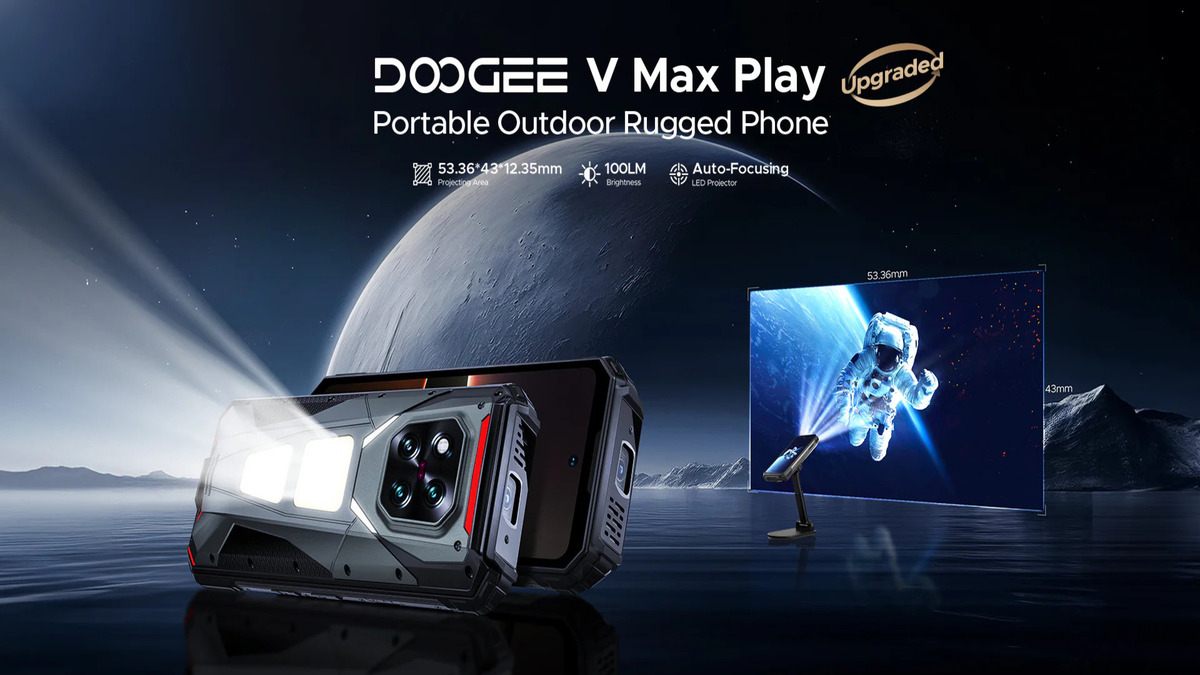 Doogee V Max Play, Ponsel yang Punya Baterai 22000mAh dan Layar Besar untuk Aktivitas Ekstrem