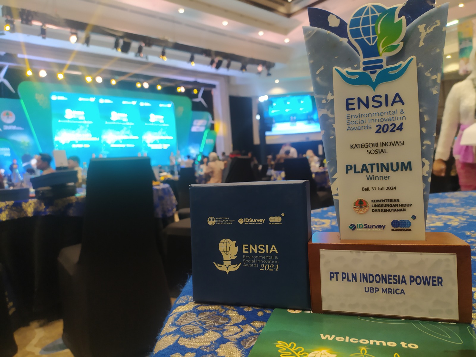 Indonesia Power UBP Mrica Raih Penghargaan Environmental and Social Innovation Award 2024