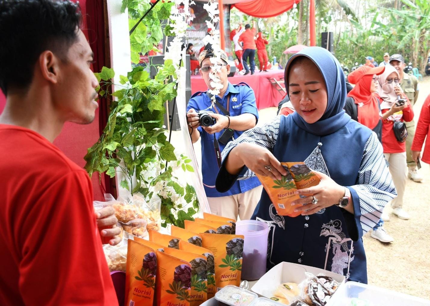 Warga Kejobong Purbalingga Mampu Produksi Nori Berbahan Daun Singkong