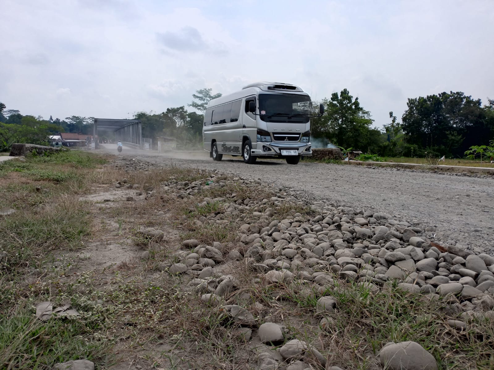 Waktu Mepet, Pembangunan Lanjutan Akses Jalan ke Jembatan Wika Urung Dilaksanakan