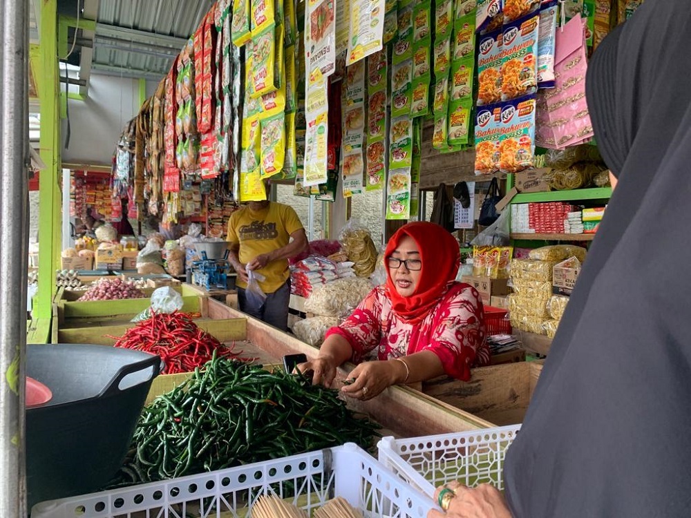 Harga Kepokmas di Pasar Kroya Tidak Stabil 