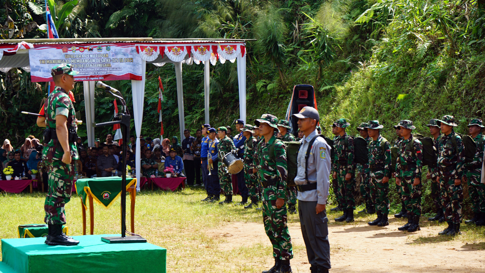 TMMD Sengkuyung III Banjarnegara Rampung, Jembatan dan Drainase Baru Diserahkan ke Warga