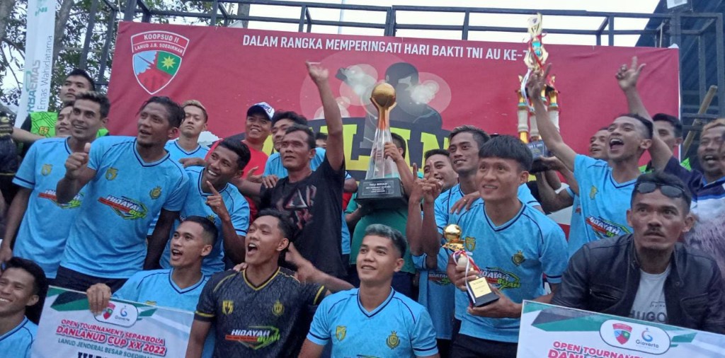 Hidayah Buah Cipawong Bukateja Juarai Danlanud Jenderal Besar Soedirman Cup 2022