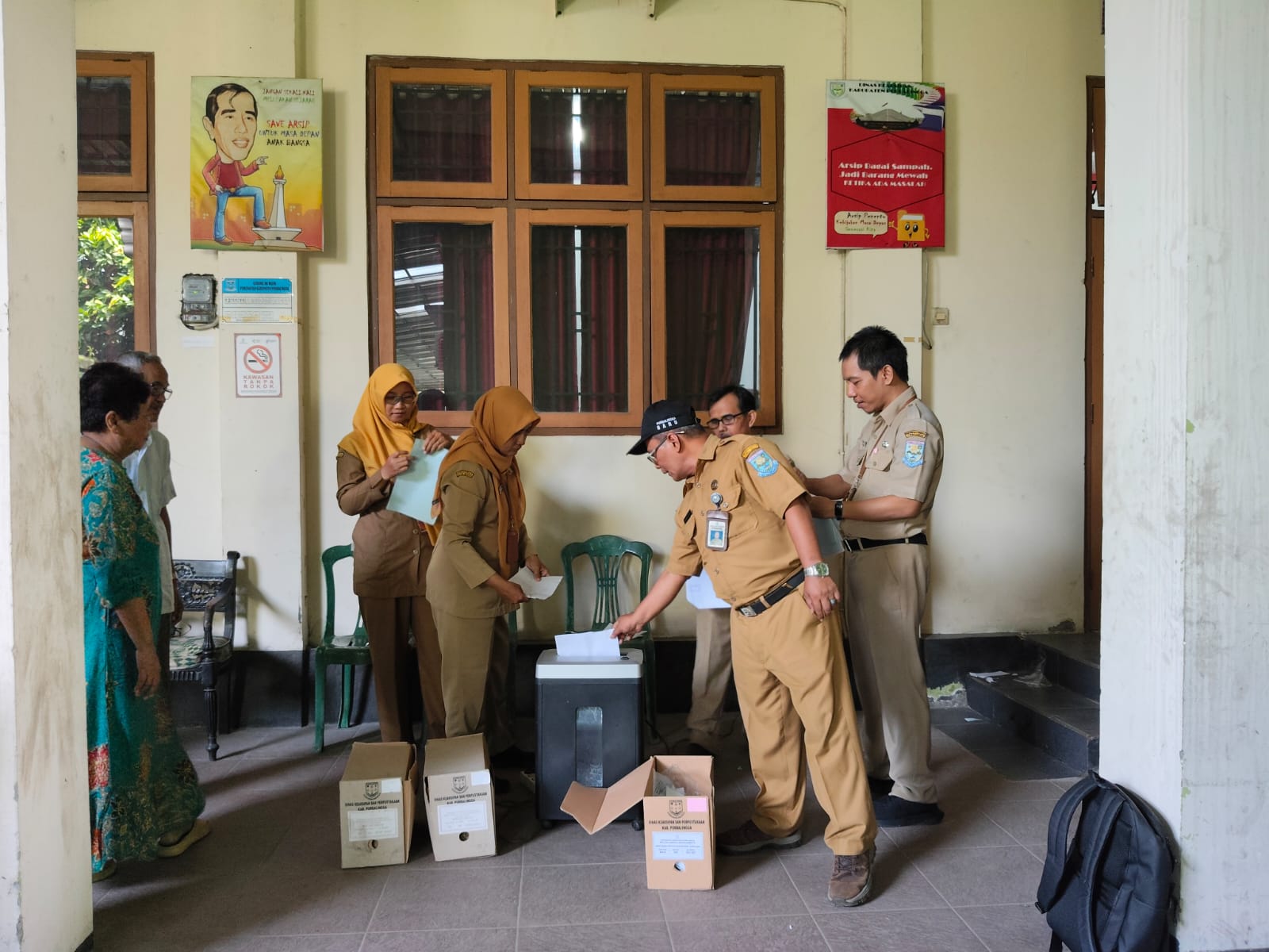 Dinarpus Purbalingga Musnahkan 32.441 Arsip SP2D Bakeuda dan Resep Umum RSUD Goeteng