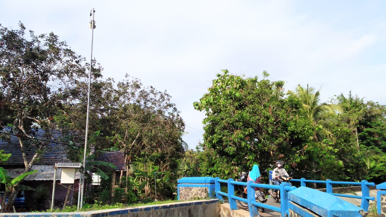 Rusak, Alat Sistem Peringatan Dini di Desa Selandaka Sumpiuh Masih Tunggu Perbaikan