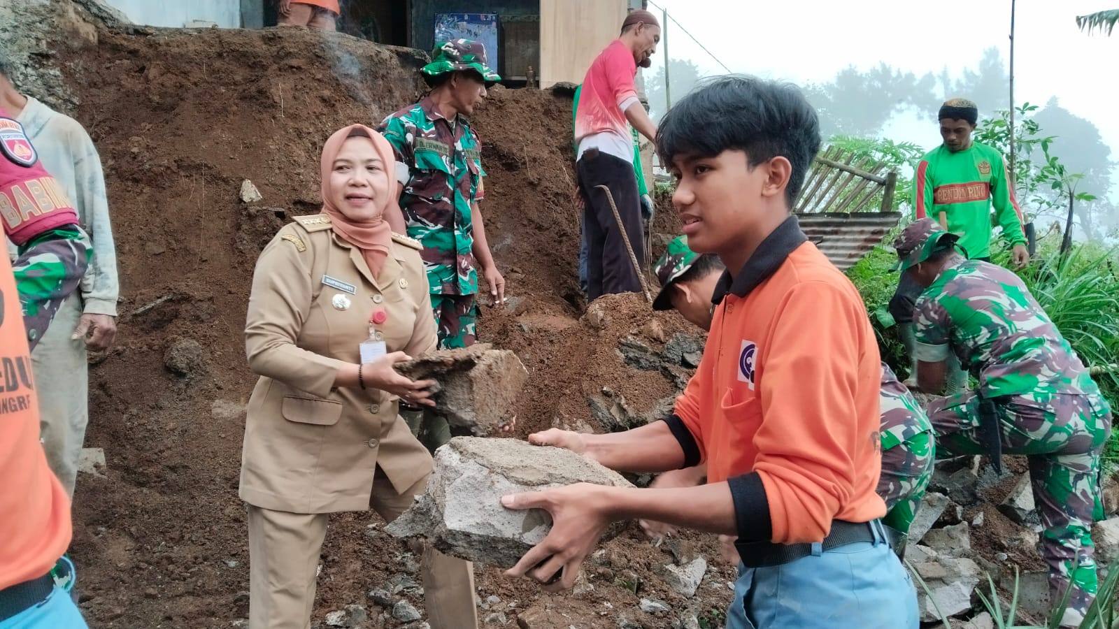 Rumah Sekitar Aman, Kerugian Longsor di Dukuh Sipetung Desa Siwarak Capai Rp 25 Juta