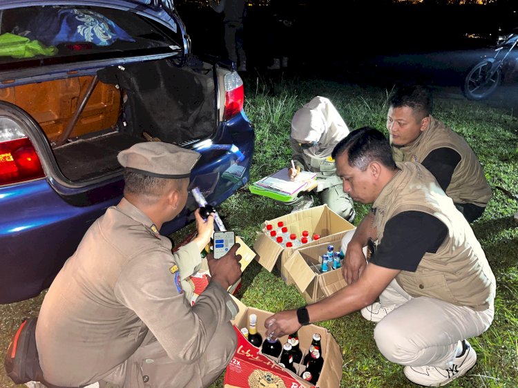 Satpol PP Banjarnegara Bongkar Penjualan Miras via Online dan COD, Puluhan Botol Diamankan