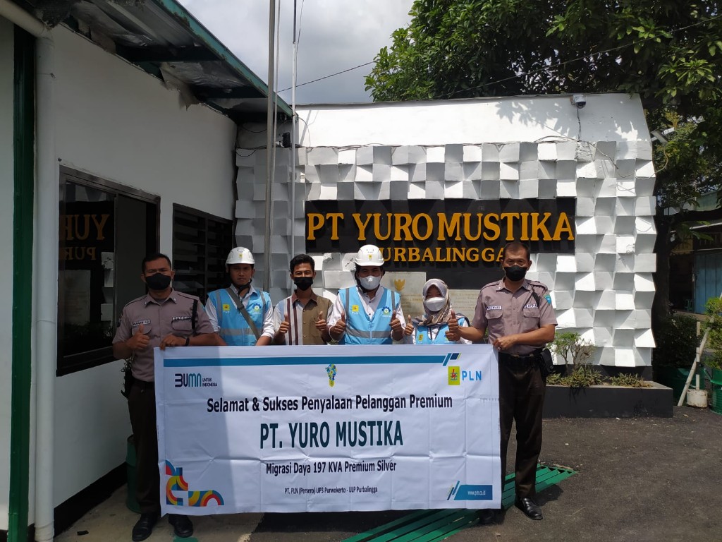 UP3 Purwokerto Sinergi Dengan PT. Yuro Mustika Lewat Layanan Premium Gold