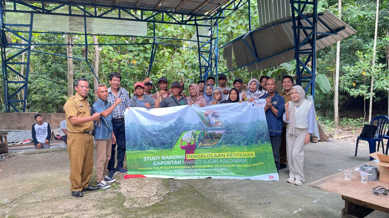 Tingkatkan Kapasitas, Kilang Cilacap Ajak Gapoktan Kalijaran Studi Banding Manajamen & Pengelolaan Pertanian