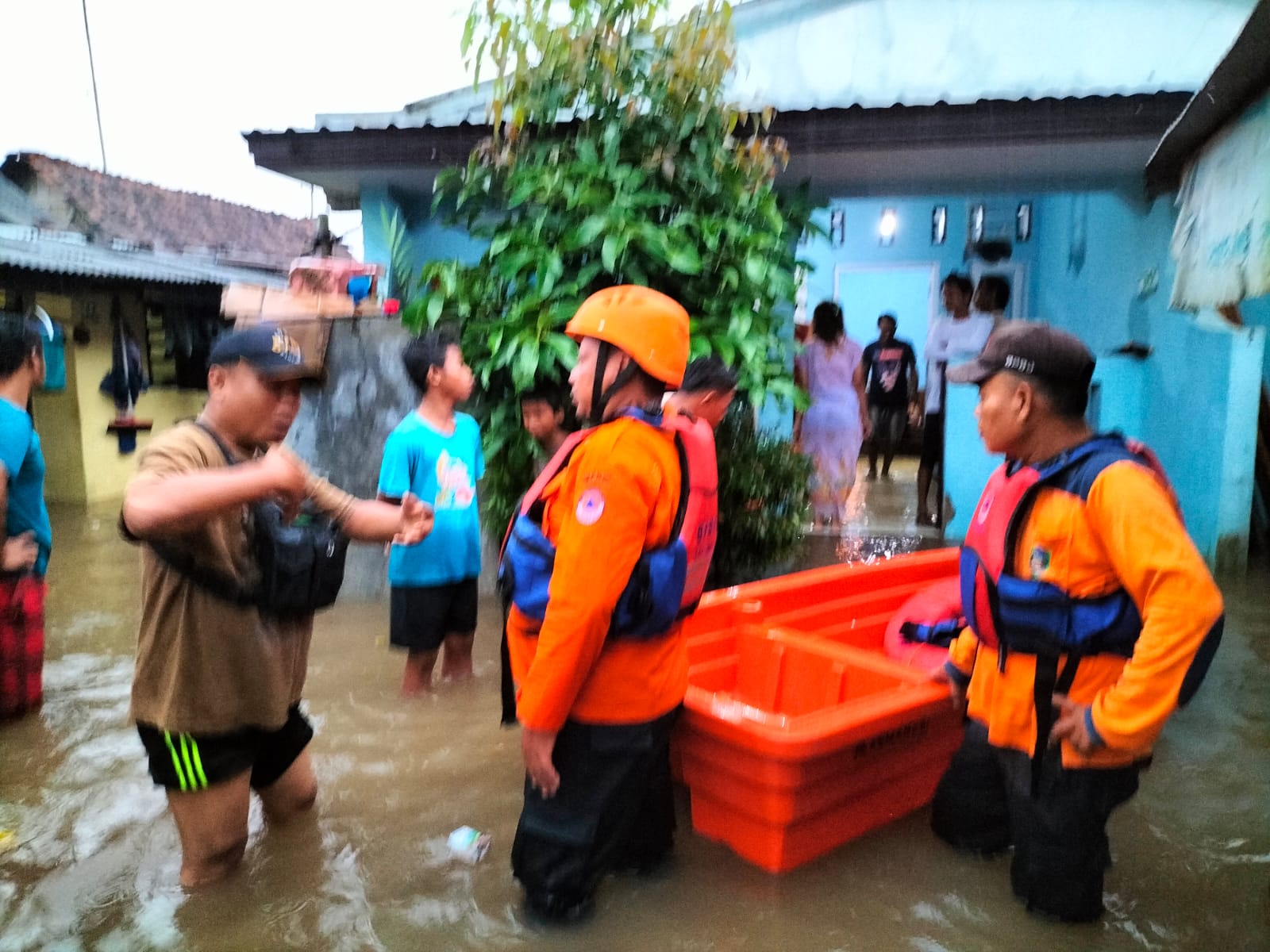 Puluhan Rumah Terendam Banjir di Karanglewas Lor Purwokerto Barat