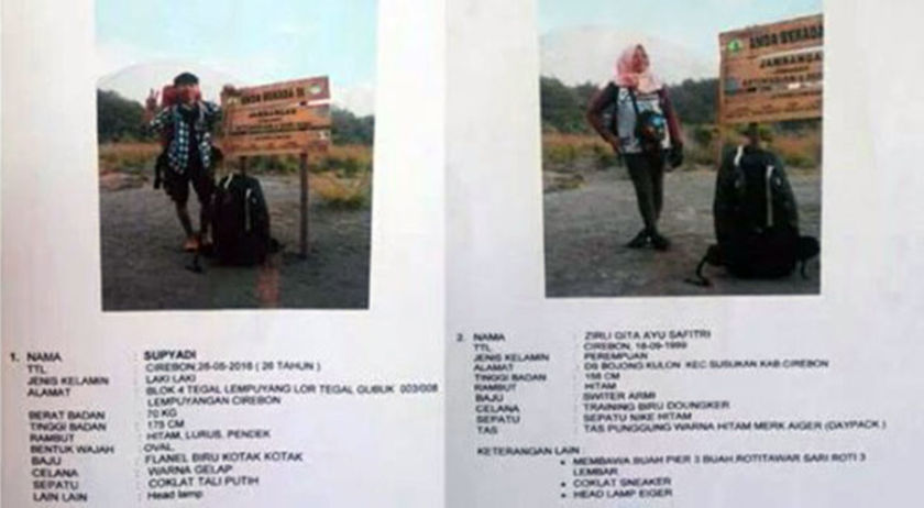 Dua Orang Pendaki Menghilang di Gunung Semeru