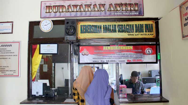 2017, Tarif SKCK Naik Tiga Kali Lipat