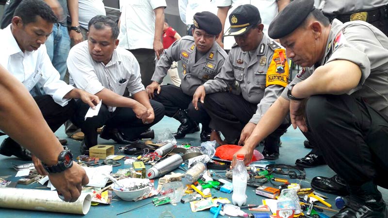 Antisipasi Tahanan Kabur, Sweeping Rutan, Temukan Benda Berbahaya