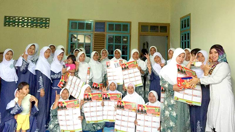 Dukungan Kaum Ibu Mengerucut ke Fran-Bambang