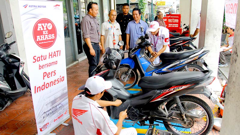 Astra Motor Yogyakarta Beri Layanan Servis dan Ganti Oli Gratis