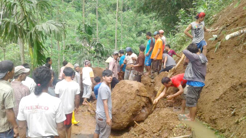 Longsor, Jalur Antar Desa di Banjarnegara Putus