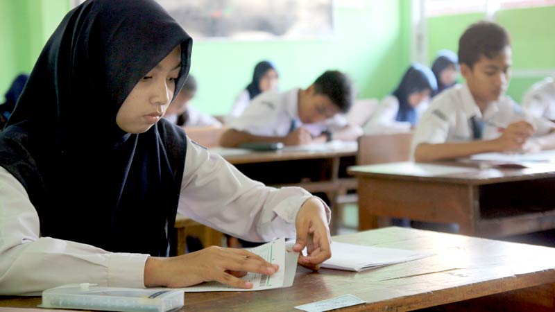 UN SMP/MTs di Banyumas Diikuti 25.723 Siswa