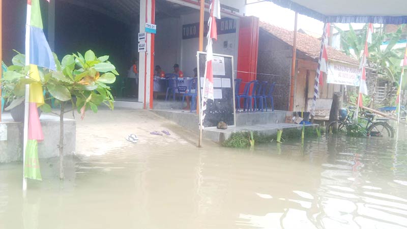 Sidareja Terendam Banjir, 12 KK Mengungsi