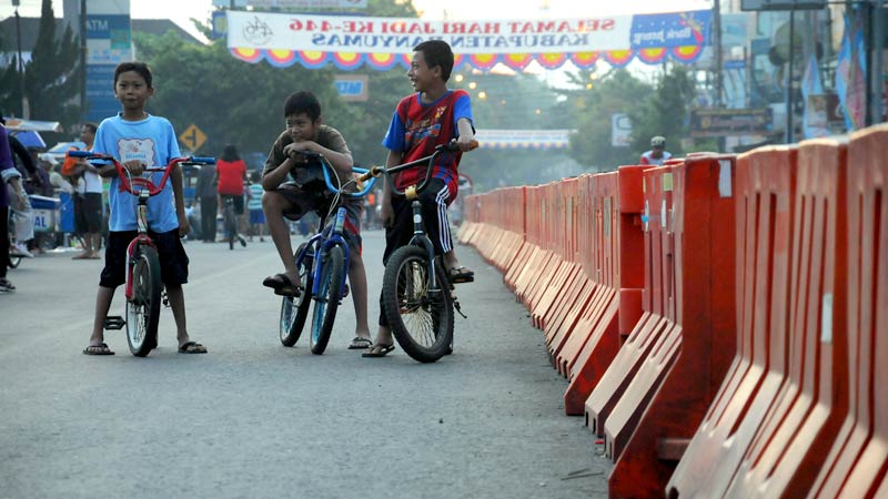 Minim Hiburan, Car Free Day Alun-Alun Purwokerto Kurang Diminati