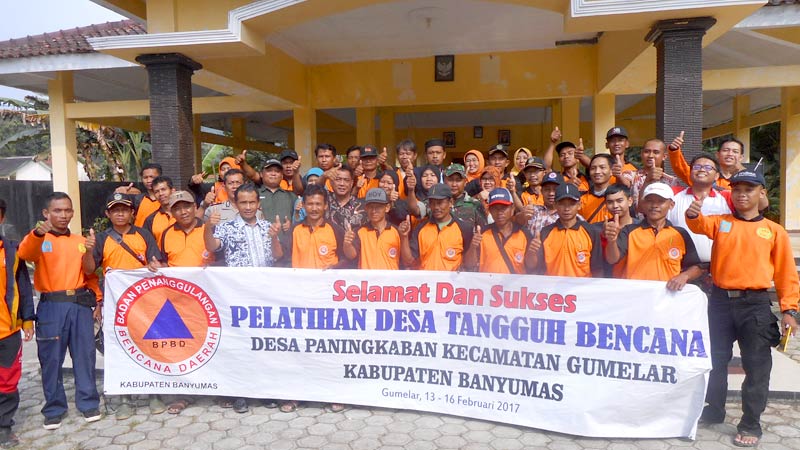 Potensi Longsor di Paningkaban Gumelar Banyumas Tinggi